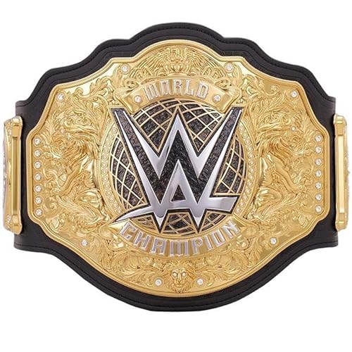 World Heavyweight Championship Belt Replica Title Wrestling Adult Size belt (2mmBrass)2