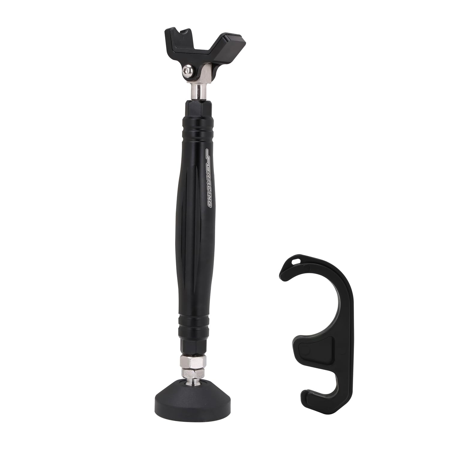 Caballete Moto,Soporte Rueda Moto,Soporte Portátil Rueda Universal-Negro