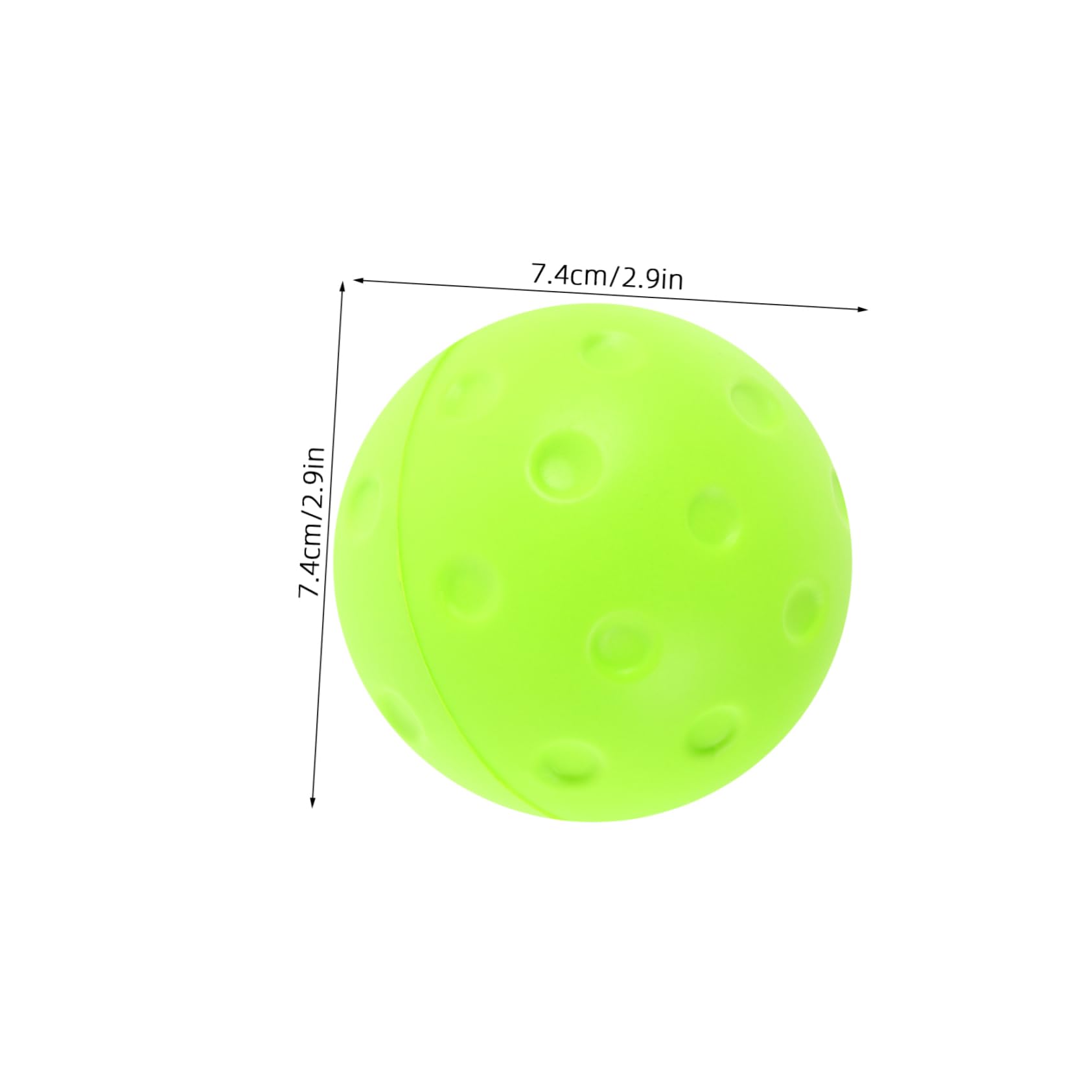 ifundom Soft Balls No Noise 74mm Silent Practice Balls for Indoor Courts Noiseless Play