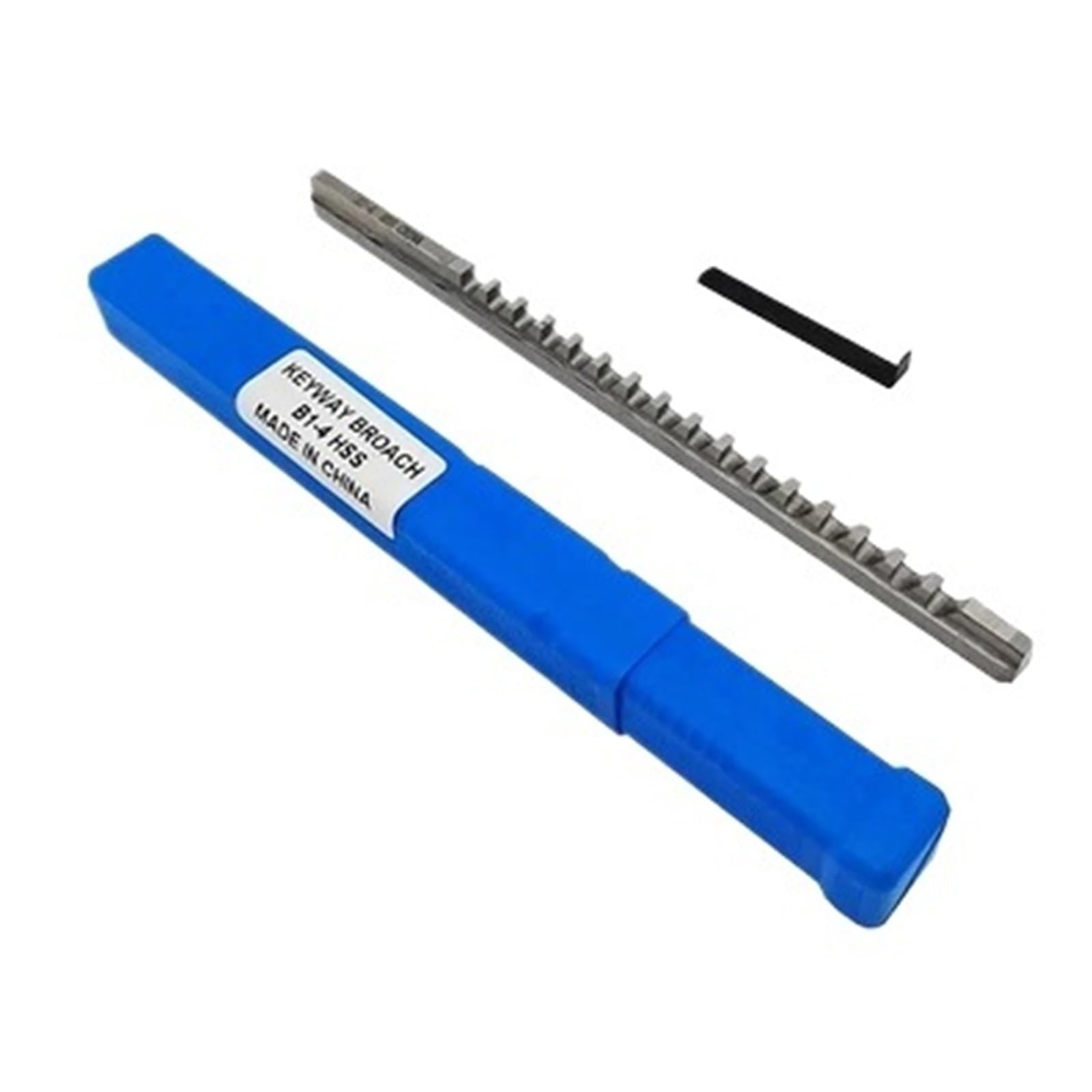 1PC 2/3/4/5/6/8/10/12/14/16/18mm Type A1/B1/C1/D1/E1 Broches de rainure de clavette à Pousser Outils de rainure de clavette HSS pour Tour (B1 4mm)