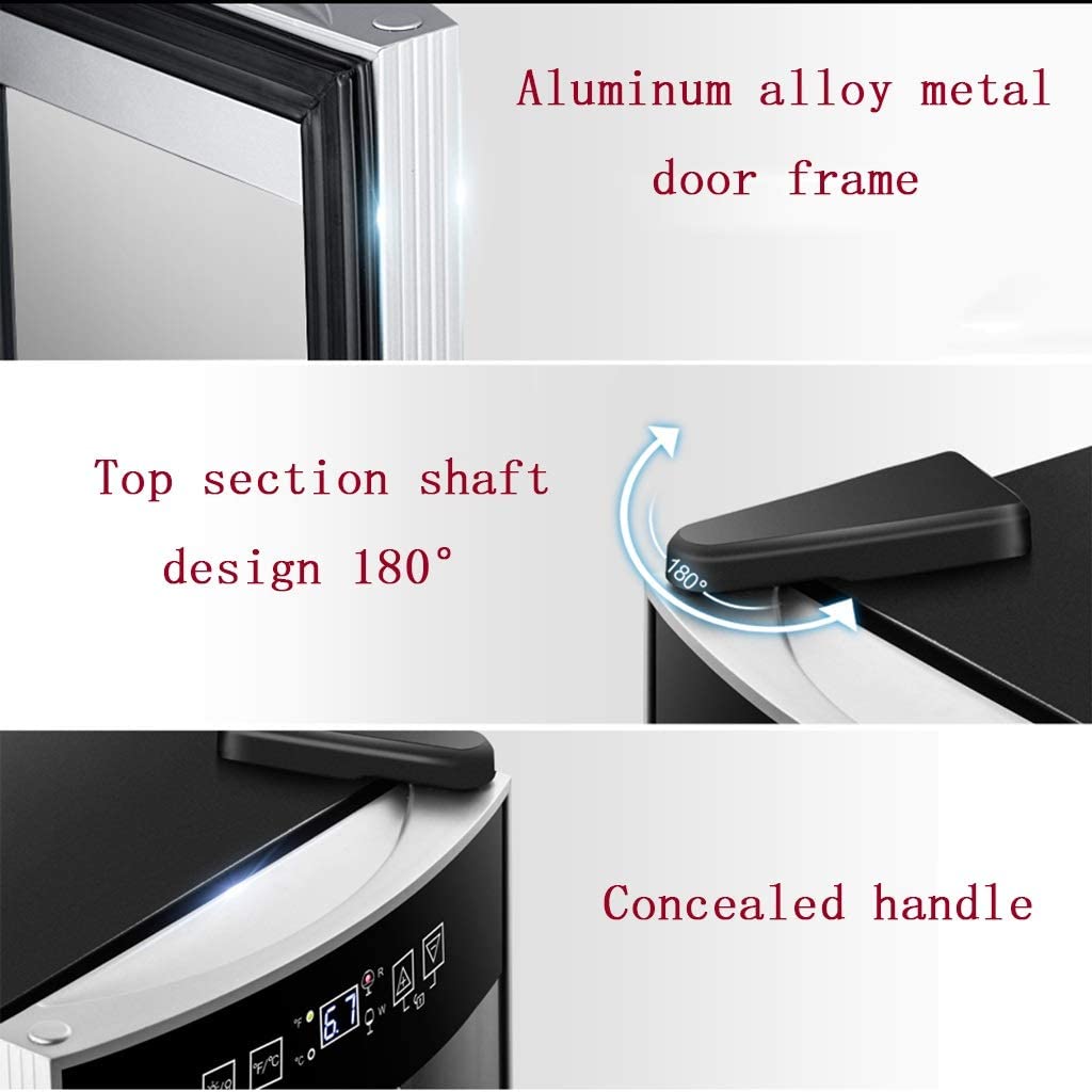 Dingyxin Wine Cooler Wine Cabinet Home Ice Bar Office Refrigerator Wine Cooler Single Door Refrigerator on Fridge.com - View 6