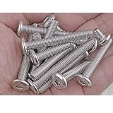 BOZONLI Śruby do łóżek Śruby z łbem sześciokątnym Łącznik ze stali nierdzewnej, M6×80mm,5 pcs