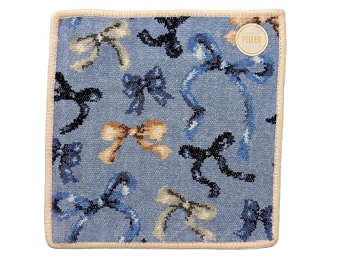 フェイラー フラッターリボン ハンカチ ペールスカイ 25cm×25cmのサムネイル
