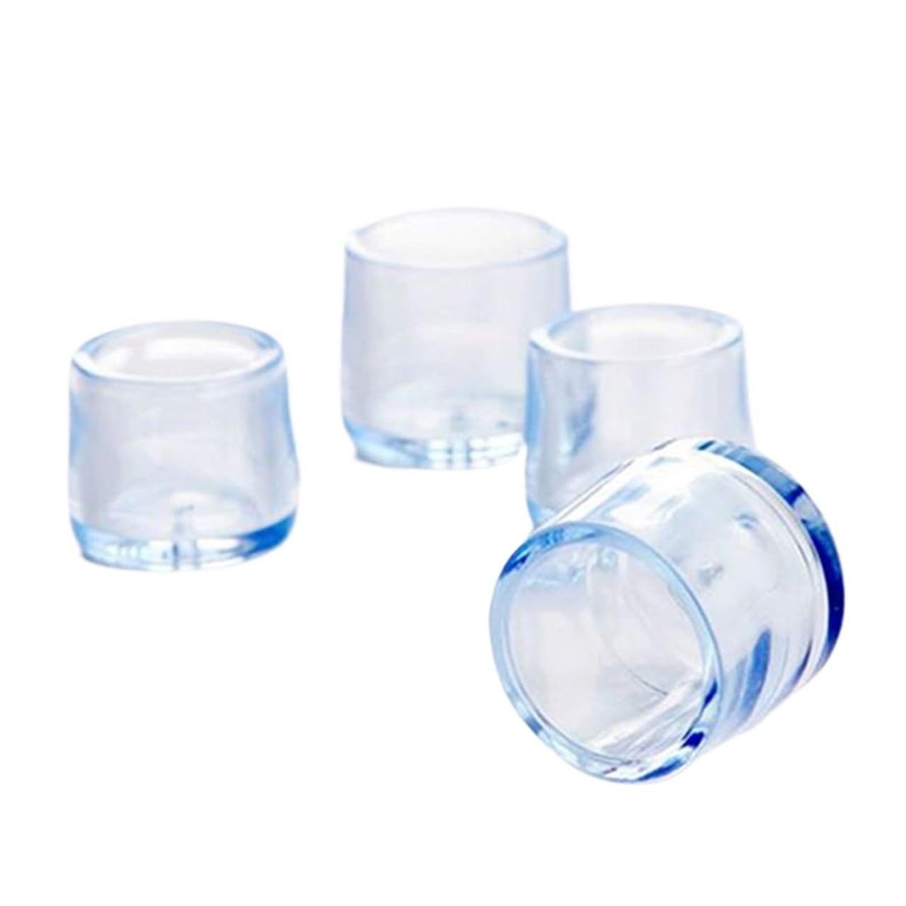 Silent table foot cover, Chair Leg Floor ors Furniture Caps Clear Rubber 12 Pcs 21mm 24mm(21mm)