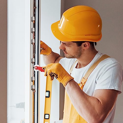 Window Screen Repair Kit Screen Repair Tool, 2 Rolls 32 Feet Screen Spline, 10 Pieces Screen Installer Clips, 1 Spline Removal Hook And 1 Screen Roller Tool For Installing Screen Window (32 Feet) #TOP6