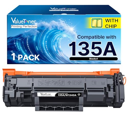 Valuetoner 135A W1350A Schwarz Toner Ersatz für HP 135A W1350A Toner für HP LaserJet M209dw MFP M234 M234dw M234sdw M234sdn (Schwarz Mit Chip)