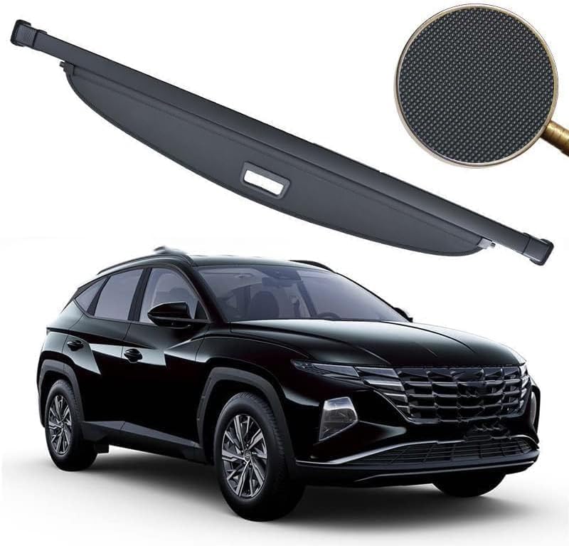 Cubreobjetos retráctil flexible para Hyundai Tucson L 2021-2023 protegiendo tu equipaje