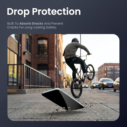Image of CASEGEAR Impact Pro Screen Protector (Pack Of 2) Compatible With iPhone Air | Unbreakable Protection | Complete Coverage Tempered Glass | Easy Installation Kit