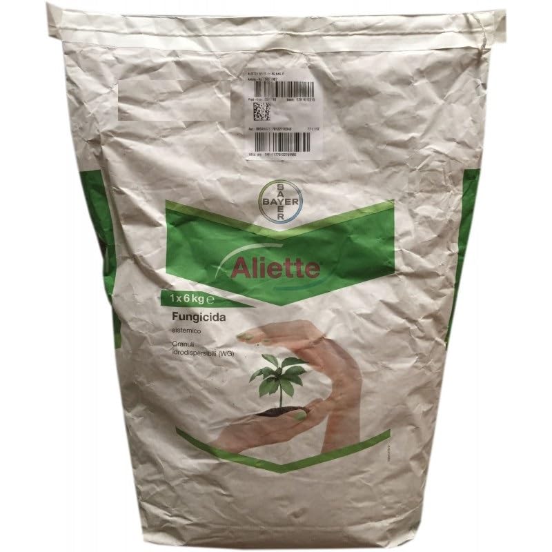 Aliette kg. 6 - Fungicida fosetil alluminio è un anticrittogamico sistemico per colture orticole, frutticole e vite