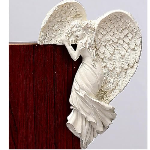 Estatua decorativa de ángel para marco de puerta miniatura 5