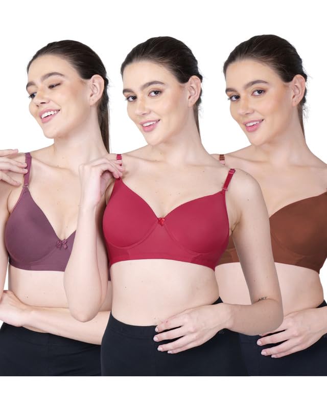 bodysize Women's Everyday Lightweight Padded Seamless T-Shirt Bra (SF-27) (Extra Stretchable Soft Pads), Stylish Bra,Wire-Free-picture-20