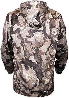 HOT SHOT Men's Veil Whitetail Camo Fleece Hoodie – Performance Pullover For Hunting & Fishing (Medium)