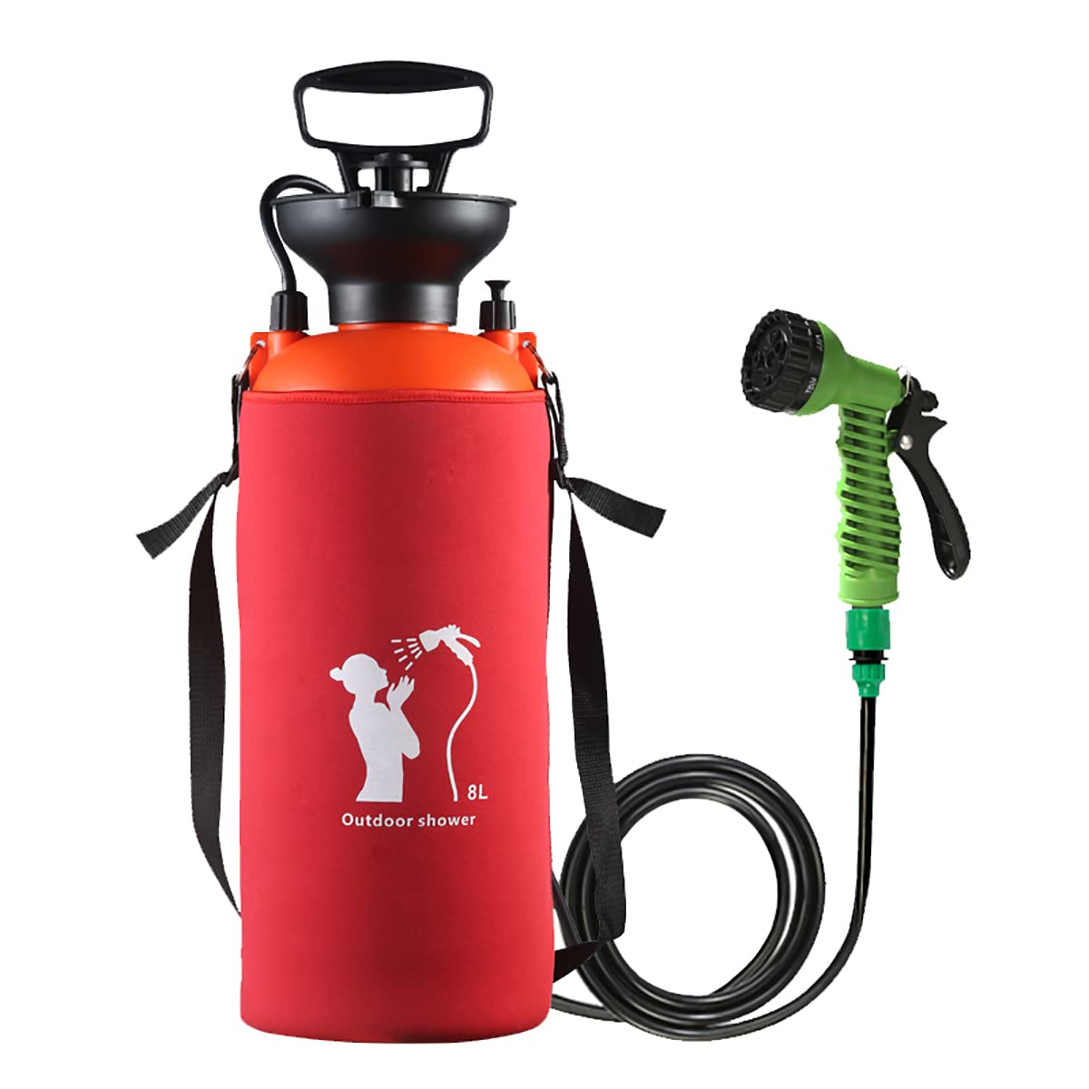 CLICIC Pressure Sprayer with 7 Spray Modes, Camping Shower with