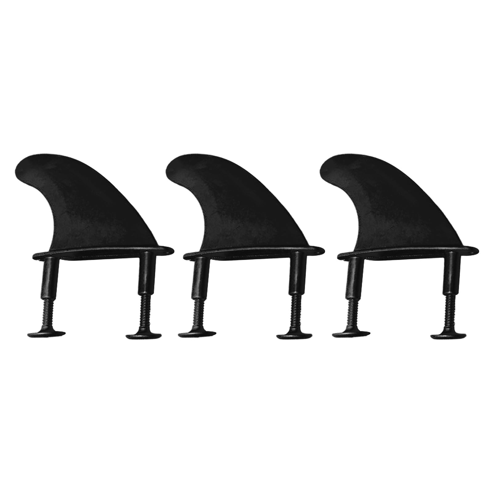 Palmes De Surf Namvo - Lot De 3 Ailerons TPU Souple + 6 Vis - Pour Planche De Surf Souple