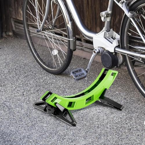 Soporte para bicicleta de piso interior que evita caídas y arañazos en pared 3