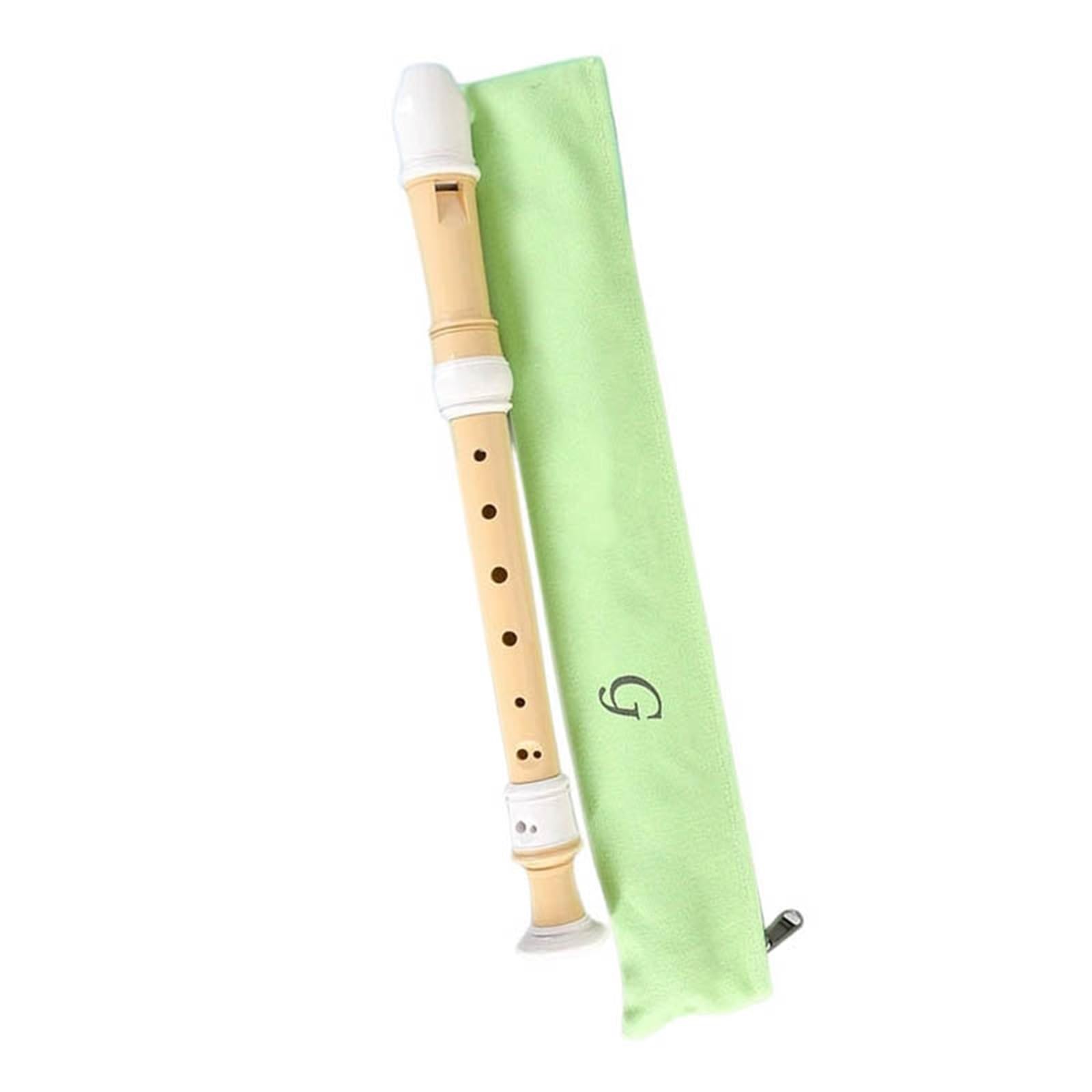 Flauto Dolce Flauto Dolce Soprano Professionale 8 Fori Tedesco O Inglese | Strumento pratico per il posizionamento facile delle dita dal suono caldo e ricco(401 German)
