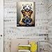 GXGLLPZBY DIY Tiger Animal Diamond Painting Kits, 5D Diamond Art for Beginners Adults, Round Full Drill Diamond dot Art Kits,Gem Art for Adults Home Wall Decor 11.8x15.8in