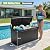Flamaker Resin Deck Box 100 Gallon Large Lockable Outdoor Storage Box Waterproof Deck Chest for Patio Cushions, Garden Tools, Accessories (Black)