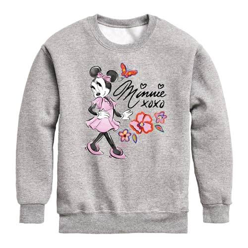 Disney - Minnie Mouse - Toddler & Youth Crewneck Fleece Sweatshirt