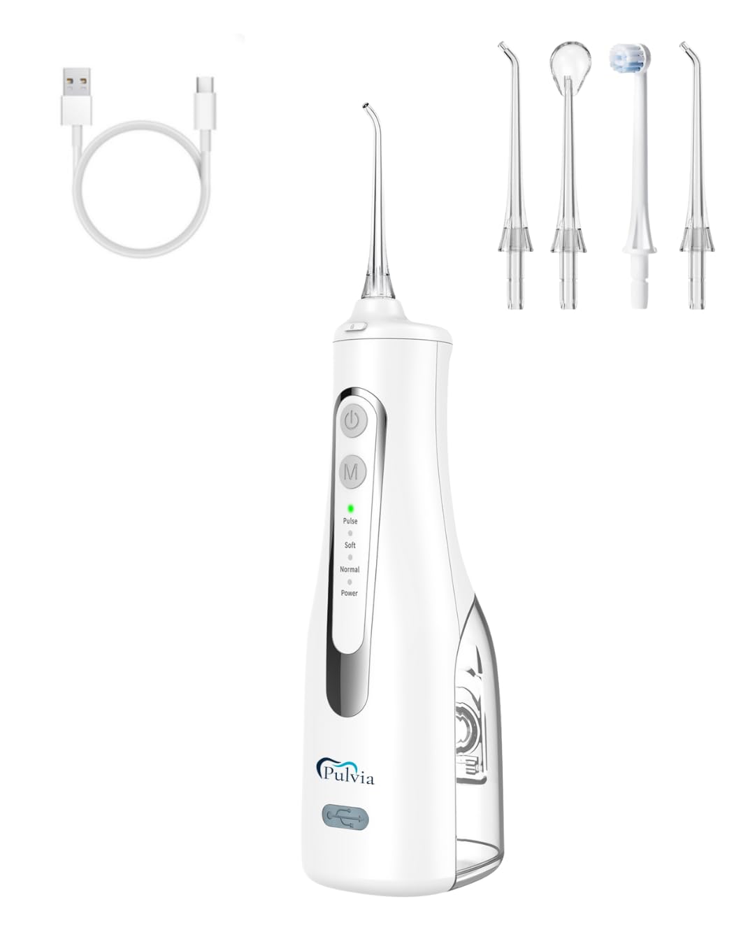 Pulvia P600 Ağız Duşu Diş Duşu 4 Modlu & 4 Başlıklı Water Flosser
