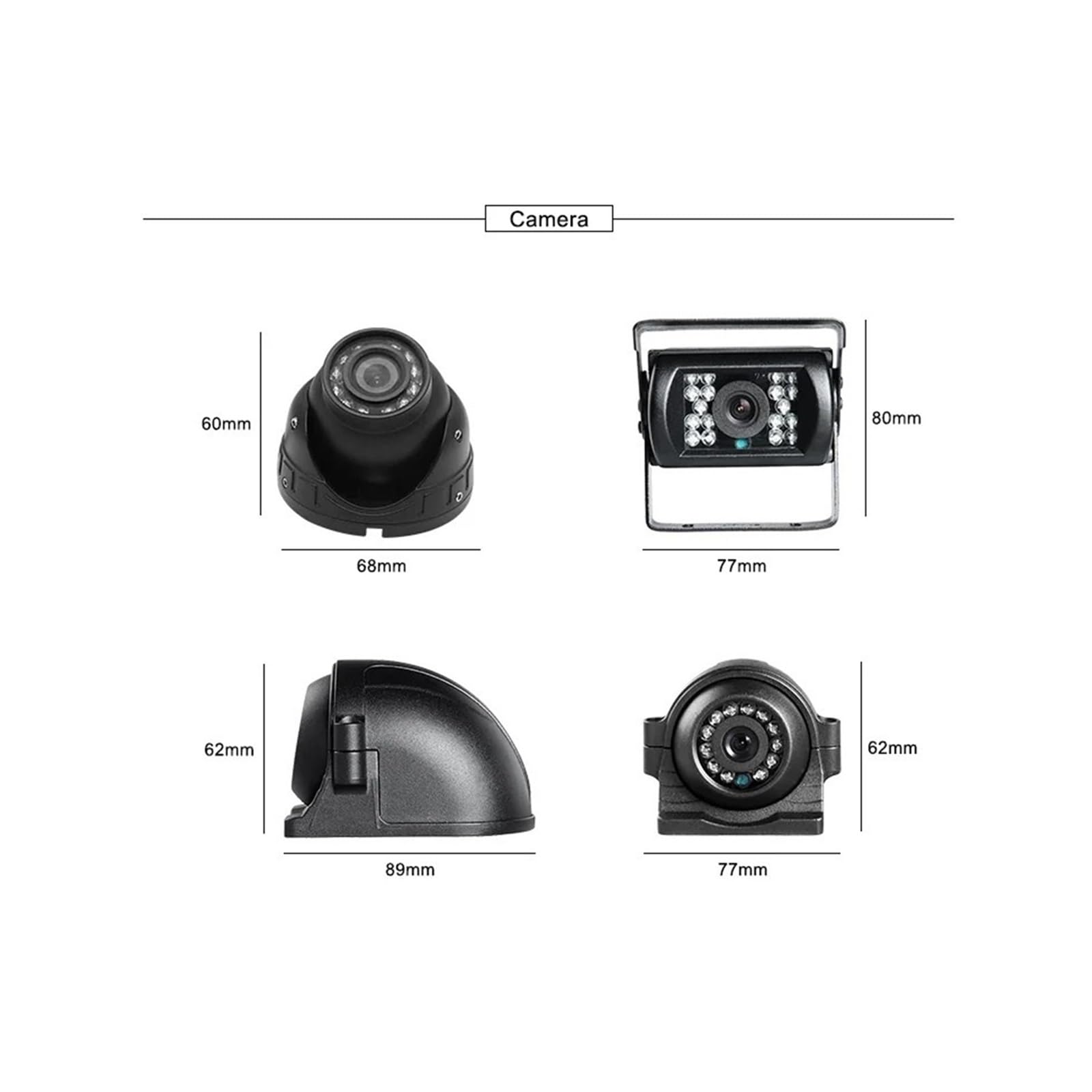 6CH que graba DVR 1080P cámara de visión trasera del coche soporte BSD 10,1" IPS Monitor DVR(32G TF CARD)