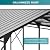 Kullavik 12x22 ft Metal Carport, Heavy Duty Car Port for 1-2 Cars