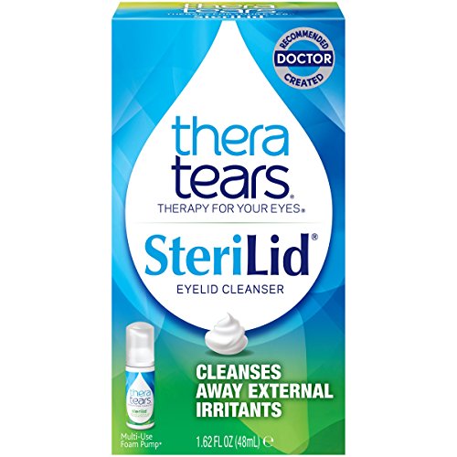 TheraTears Sterilid Eyelid Cleanser, Lid Scrub for Eyes and Eyelashes, Contains Tea Tree