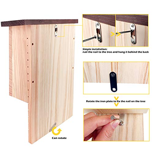 Bat House Bat Box Double Chamber Outdoor House - 15.59 w/ Code + 40% Off Code VGUNNKV4 - image 6