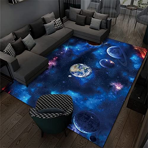 RUGMRZ Teppich Pastell Abstraktes Kriechen von rutschfesten Kindern im Innenbereich gameing Room deko teppiche blau Teenager Zimmer Outdoor Teppich Klein Teppich Pastell Zimmer teppich200x300CM