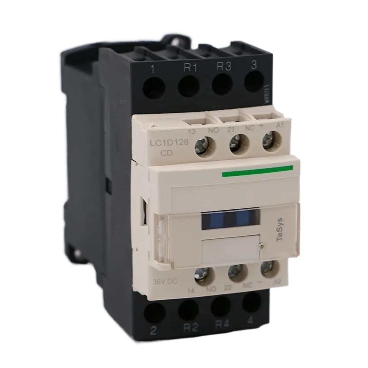 WQGQPXOB LC1D128CD DC electromagnetic contactor 4P 2NO+2NC LC1-D128CD 25A 36V Coil