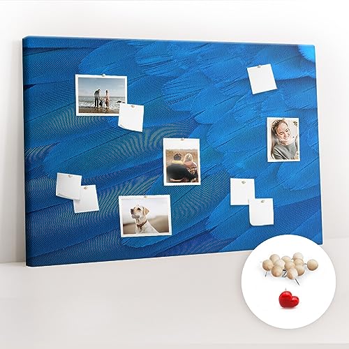 Tableau mural liège horizontal pour notes documents photos et rappels