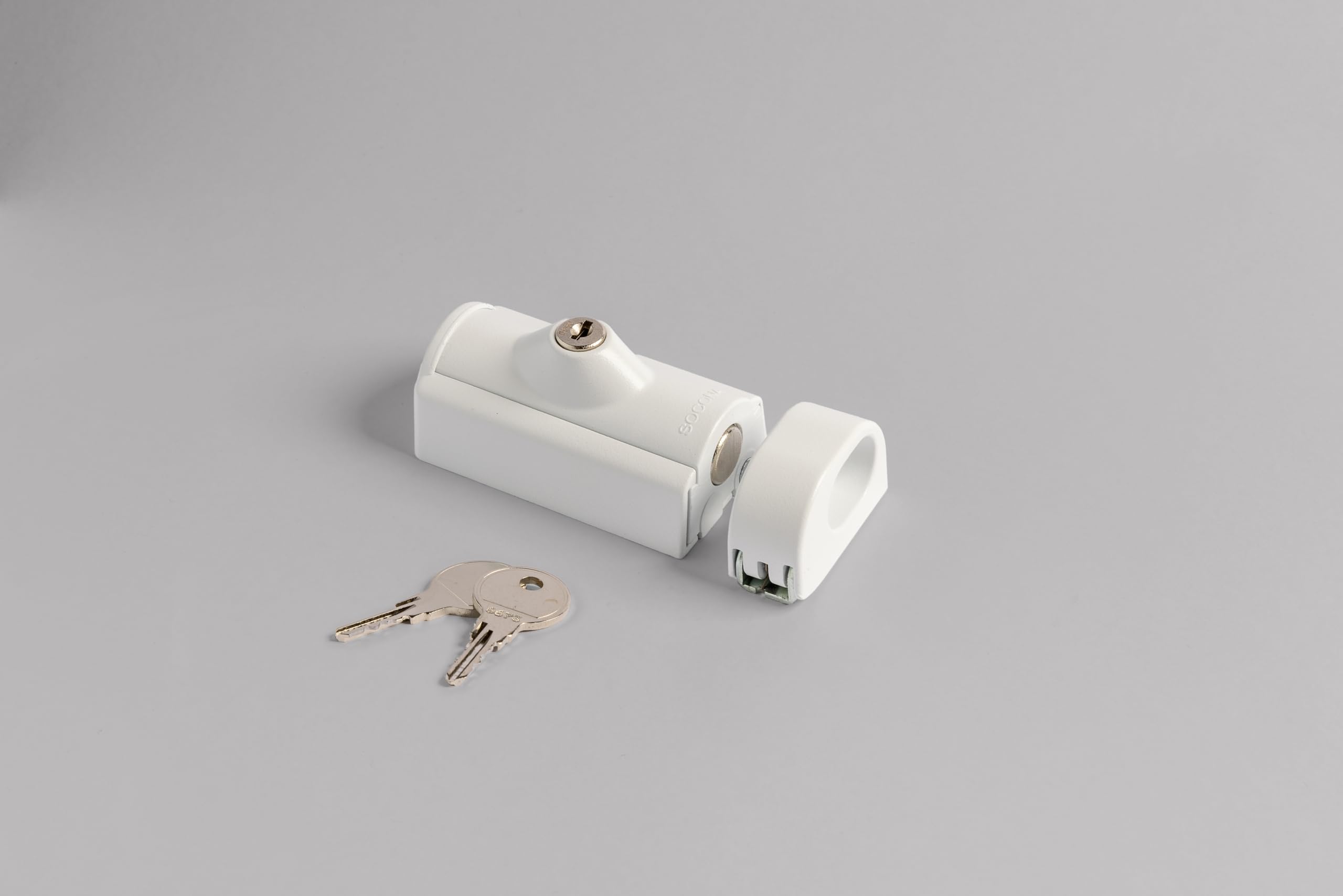 Socona TL6S - Cerrojo para ventana de alta seguridad, color blanco