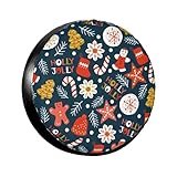 🔒 Protección contra todo tipo de clima: La tela de poliéster premium ofrece impermeabilidad, resistencia al polvo y a los rayos UV para mantener su llanta de repuesto limpia y protegida en cualquier clima.