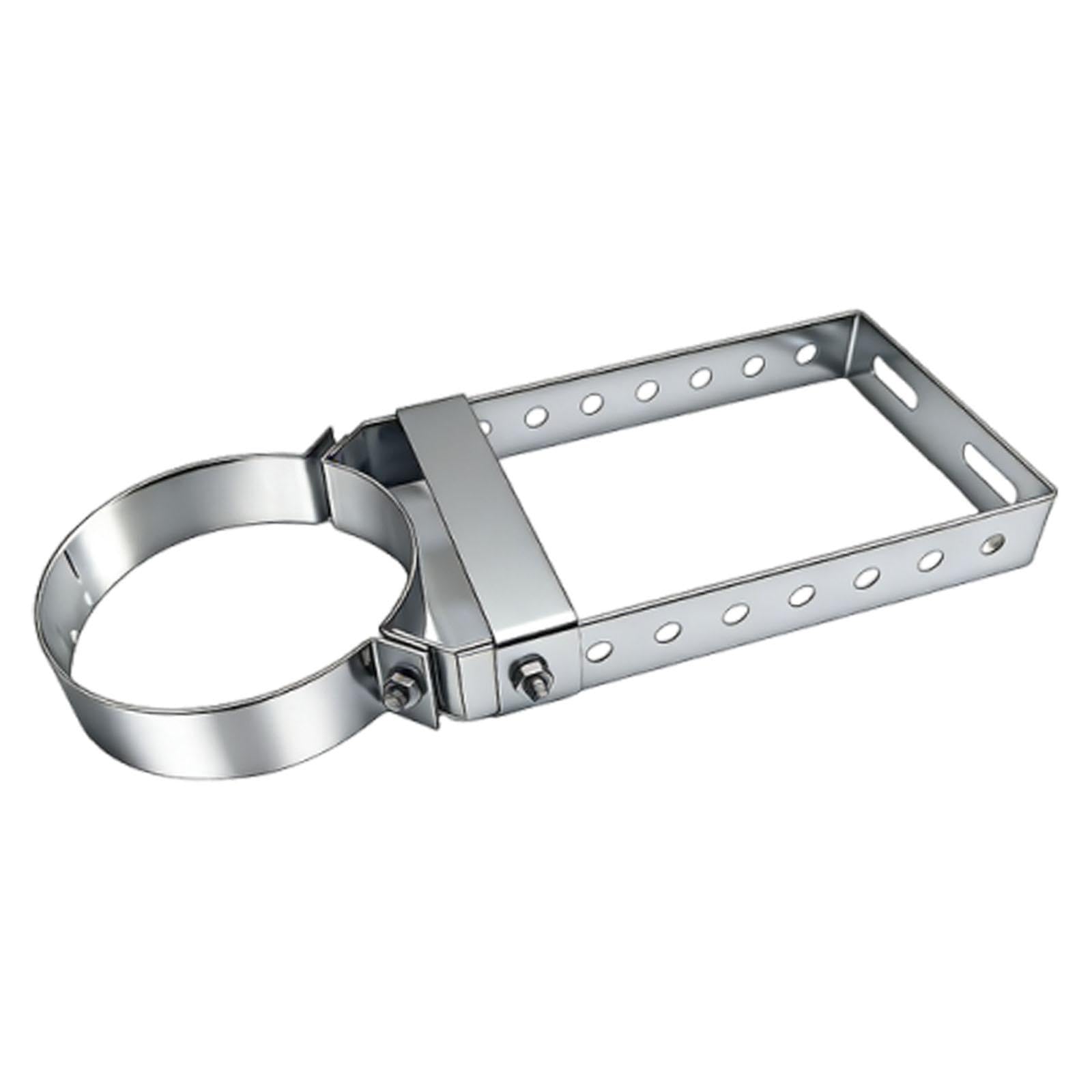 Support de Tuyau En Acier Au Carbone, Fixation Facile, Quincaillerie Résistante à La Chaleur, Support, Diamètre 20cm