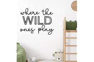 24-Inch Where The Wild Ones Play Sign for Nursery and Kids Room...