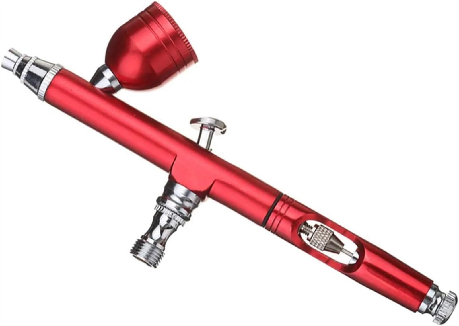 Zestaw aerografu narzędzie do aerografu podwójne działanie grawitacyjne 0.3mm dysza Spray aerograf ciasto dekorowanie pędzle do Manicure paznokci