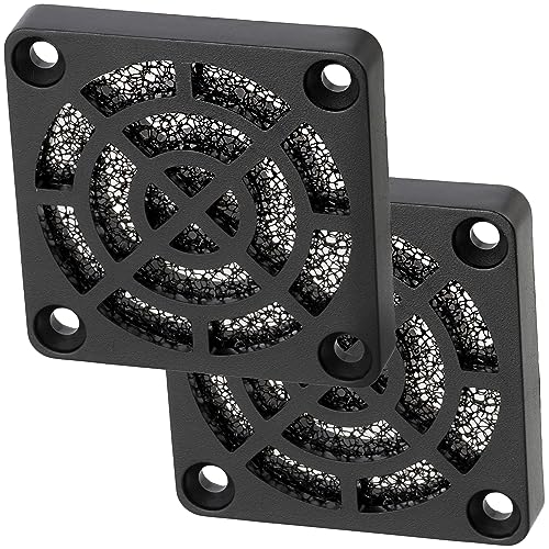 Grilles De Protection Pour Ventilateur PC 40x40mm - Lot De 5 Pièces | Noir, En Métal