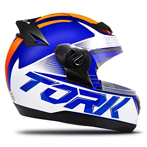Pro Tork Capacete Evolution G7 60 multicor (Azul/Laranja/Preto)