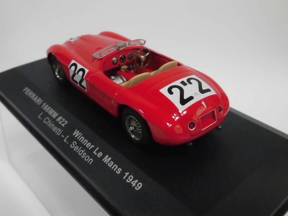 Amazon | 1/43 フェラーリ 166MM #22 ル・マン24hrs 1949 優勝車