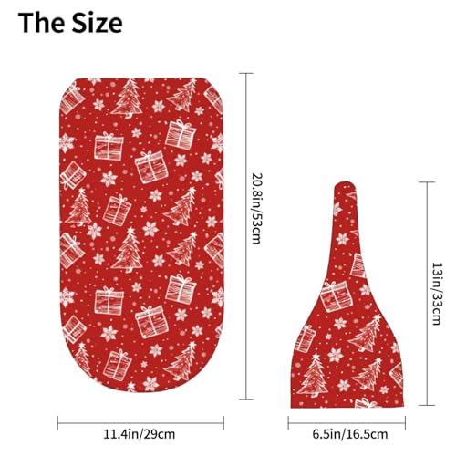 Image of Red Christmas Swaddle Blanket with Beanie Hat Set Newborn Swaddle Wrap Soft Baby Receiving Blankets Baby Swaddle Blanket for Baby Boys and Girls