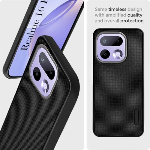 Image of Jkobi Rubberised Back Cover Case for Realme 16 Pro (Textured Grip Design | Micro-Fiber Cloth Inside | Slim and Light Weight | Soft Touch and Feel)