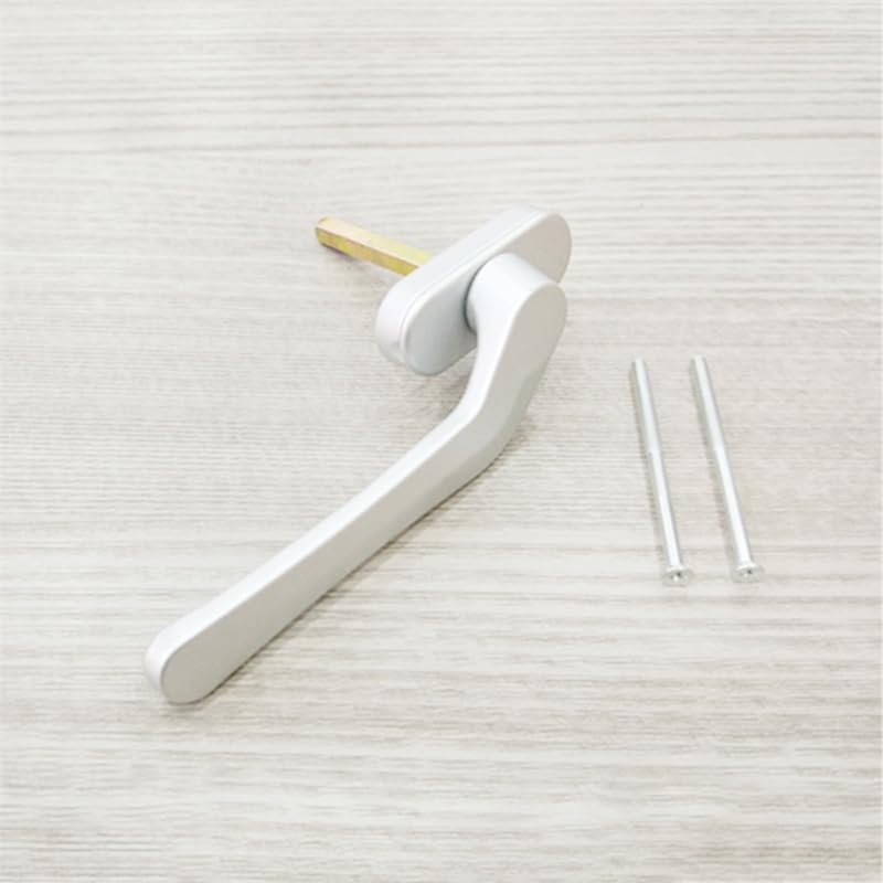 Window Handle, Aluminum Alloy Casement Window Screen Folding Door Sword-Shaped Thin Flat Square Steel Handle Window Handles