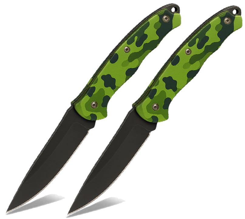 Shruthi Metal Foldable Knife (Manual) For Kitchen, Home, Travel and Office Tool High Carbon Steel (2 Packs)