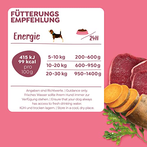 Hundefutter nass Adult mit Wild, 11x 150g – ausgewogene Ernährung für Hunde