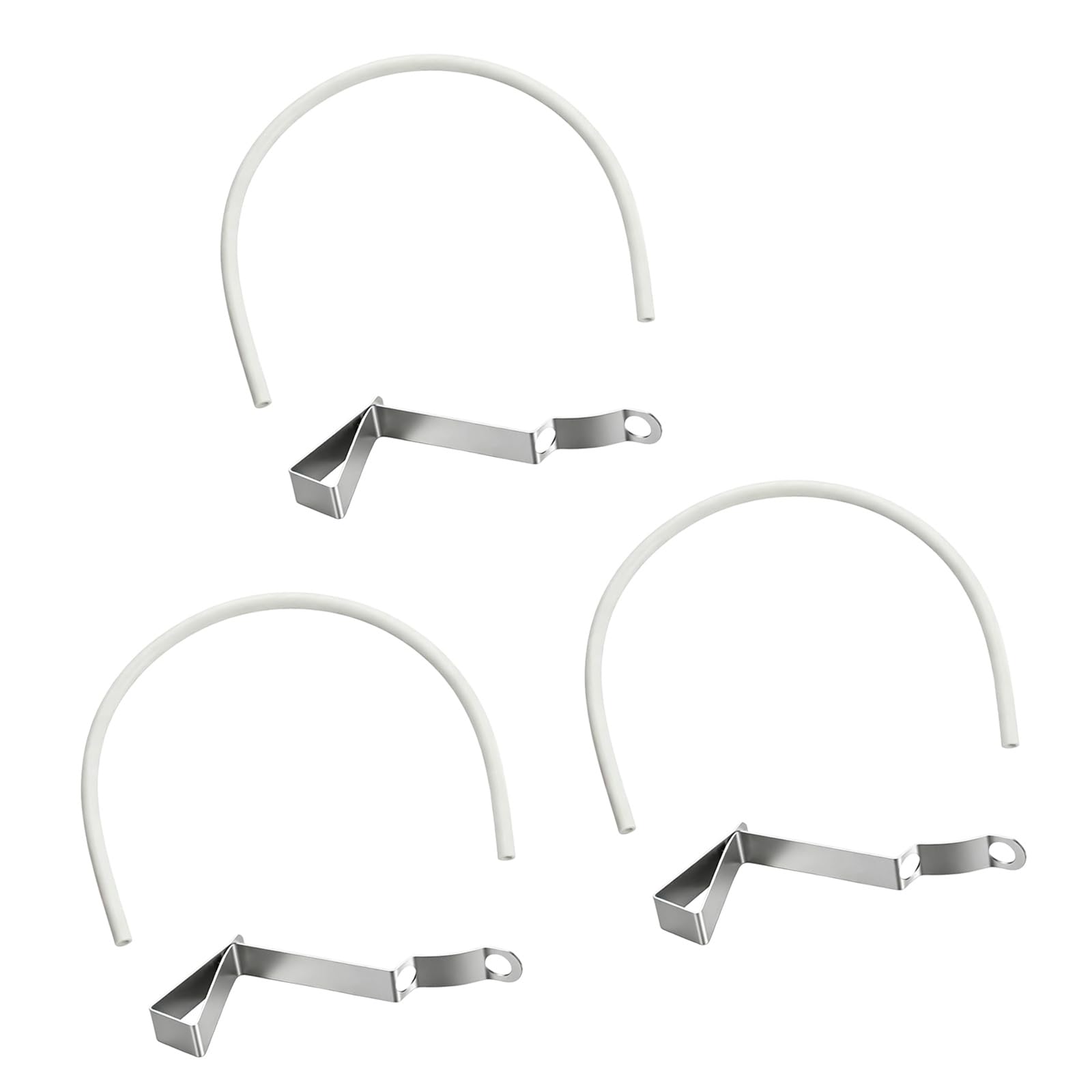 3Pack Time Saving Flush Tube Clamps Professional Universals Toilet Refill Tube and Clamps Fill Valves Refill Tubes with Clip Flexible Overflow Replacement