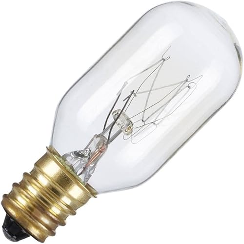 Satco Bombilla indicadora en miniatura transparente 02752-25T7/C/130V E12 (S2752)