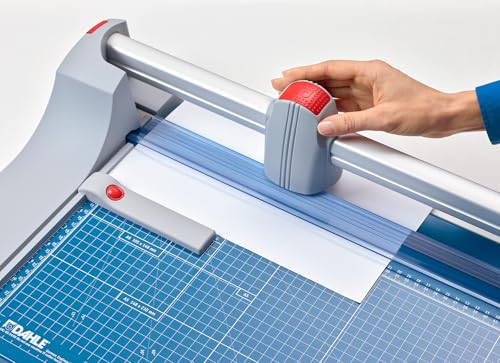 dahle 442 premium rotary trimmer 2034 cut length 30 sheet capacity self-sharpening automatic clamp german engineered paper cutter