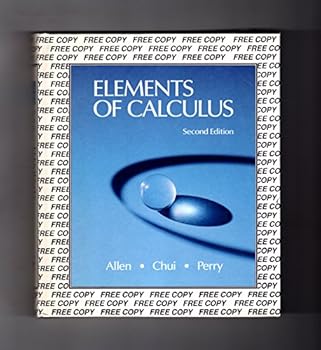 Hardcover Instructor's Complimentary Copy - Elements of Calculus Book