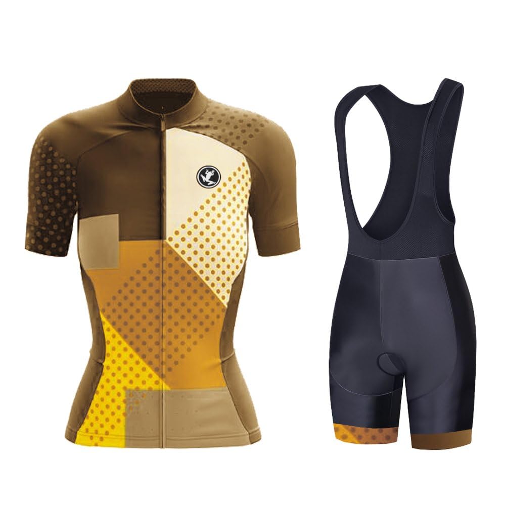 UGLY FROG Ropa Ciclismo Maillot Hombre Completo Camiseta + Pantalones Cortos 20D Gel Acolchado