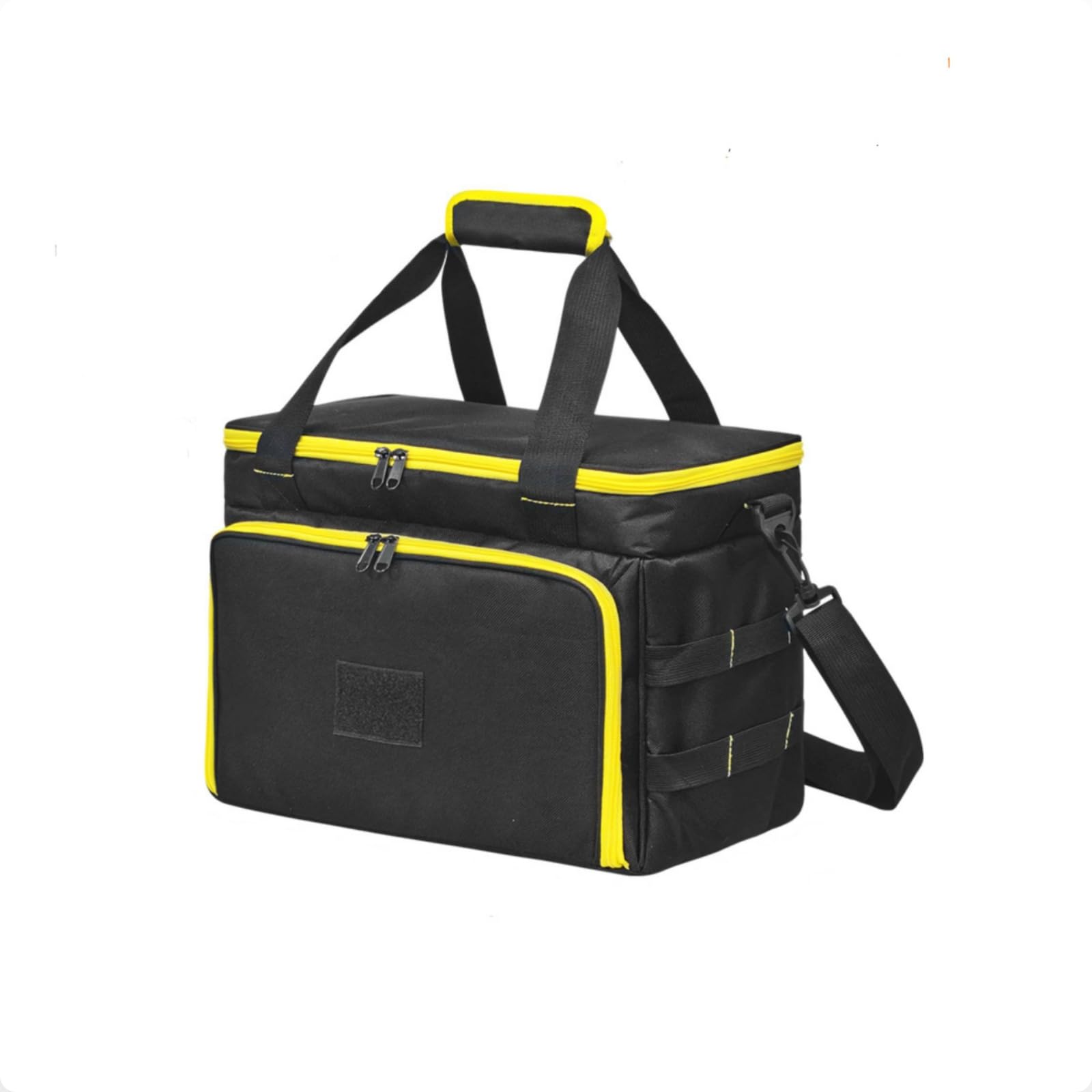 Organizer da Strumenti Borsa Utensili da Trasporto con Tracolla Removibile Manico Superiore Oxford Scomparti Interni Base in Gomma Adatto per